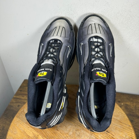 Nike Air Max Plus 3 Black Wolf Grey Silver CD7005-003 Mens Size 13 TN Sneakers - Picture 2 of 9